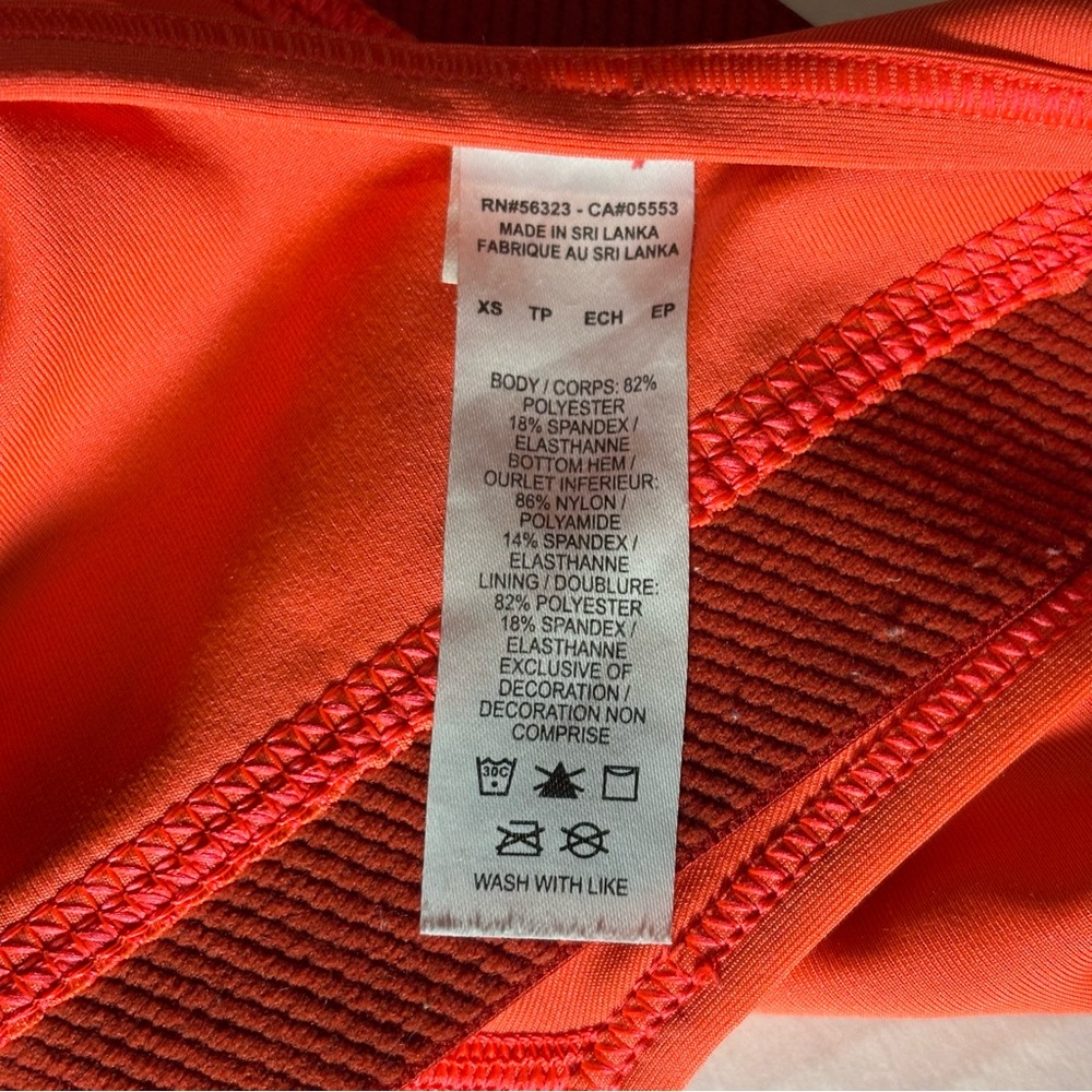 Nike Dri-FIT Swoosh Racerback Sports Bra bright red / orange size XS - Picture 3 of 6
